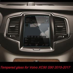 8.7 인치 180*135mm 볼보 V90 XC90 S90 자동차 GPS 네비게이션 화면 보호기 센터 터치 강화 유리 필름 안티