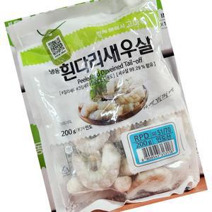냉동새우살 재호 바나메이 약60 200g X2업소용 단체용 식당용 급식용 대용량 식자재