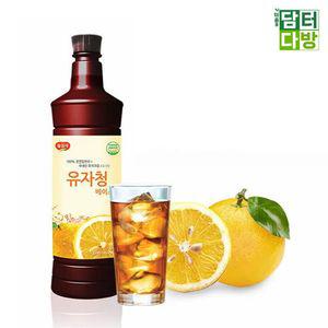 음료베이스 (무배) 광야 유자청 970ml