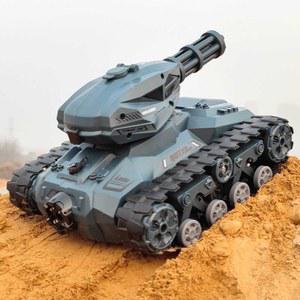 RC 탱크 무선 조종 파이프 1개 손으로 Sherman 약 제스처 가능 알씨카 발사