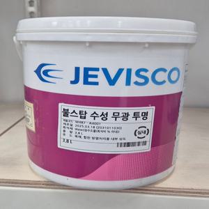 제비스코 불스탑 수성 방염페인트 건축물 내부목재 방염 도료 3.8L