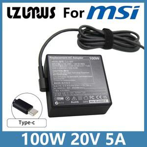 MSI Prestige14 100W 노트북 A100AP05P 어댑터용 A21 16S8 MSI 충전기 0A AC 100P1A MS A12 15 E13 0V E16 P15 Summit E14용