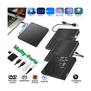 USB 3.0 Slim 외장형 CD DVD Drive Disc Burner Writer 녹음기 For LAPTOP 랩탑 노트북 PC Mac Compitable