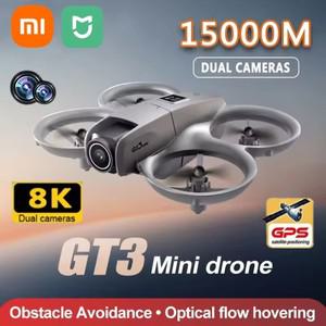 Xiaomi GT3 미니 드론 듀얼 카메라 공중 조정 장애물 회피 실행 비행 기계 장난감 원격 제어 2025