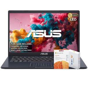 ASUS 14인치 FHD 노트북, 인텔 셀러론 N4500 프로세서, 윈도우 11 홈, MS Office 365, 4GB RAM, 564GB 스토리지(500GB 외장 드라이브 + 64GB eMMC), WOWPC DVD
