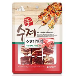펫스토리  수제 소고기꼬치 90g