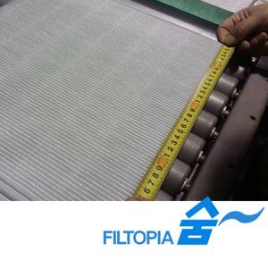 헤파필터 원단 절곡품 (DIY용) / 전열교환기 E11 FILTER 절곡품 (절곡높이 10mm)