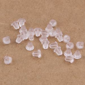 diy귀걸이뒤클러치 4mm(낱개)/뒷클러치 투명 실리콘클러치 투명실리콘 고무마개