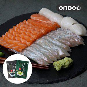 [온도씨]냉장]모듬회 2호 (생연어300g,광어250g)