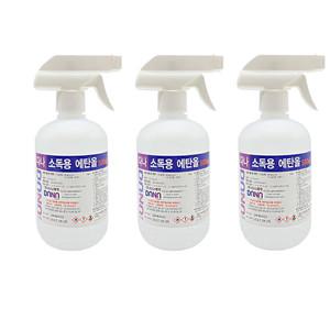 조은 다나 소독용 에탄올 83% 스프레이형 500ml x 3개