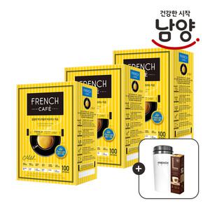 프렌치카페 커피믹스 100Tx3+더블샷라떼 2T+프렌치텀블러/총302T