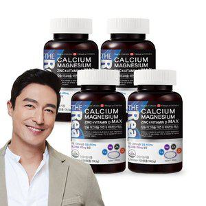 [더리얼] 칼슘 마그네슘 아연 앤 비타민D 맥스 [1,745mg x 100정] x 4박스
