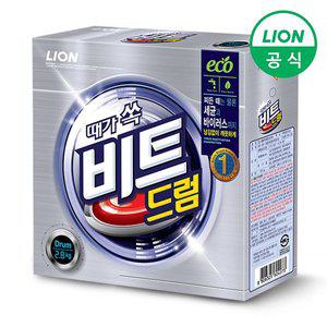 [라이온코리아]비트 드럼 가루세제 2.8kg (지함) x 1개