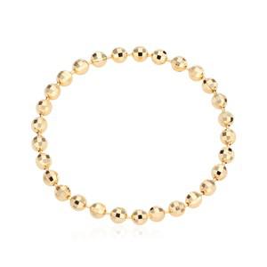 18K 데일리 골드 도트볼 열송이 체인실반지 1.5mm IRR37417