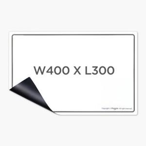 마그피아 고무자석 화이트보드 MRMB-WB4030 마그보드 (400x300)