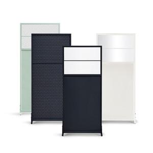 [코세드] 듀크 이동식 철재파티션 III [블랙/화이트/민트]