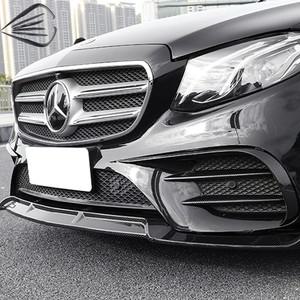 벤츠 E클래스 W213 전기형 전면 AMG 범퍼 E 43 63 타입 카본 카나드 안개등 커버