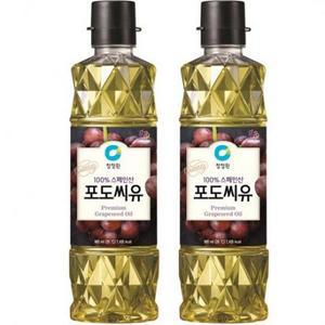 청정원 포도씨유, 900ml, 2개 one option