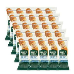 대량 마트 찹쌀핫도그 반듯한 세트 80g 25봉