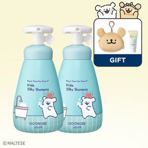 [궁중비책][궁중비책 x 몰티즈]키즈 실키 샴푸 300ml x2개 +[GIFT] 미니 파우치+수딩 젤 30ml (6/2~6/30)