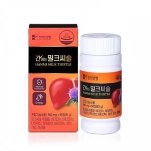 한미양행 밀크씨슬 간 지방 수치 간 에좋은 약3달분 영양제 음식