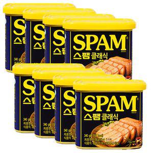 CJ 스팸 클래식 340g x 8개입 스팸클래식 CJ스팸 CJ스팸클래식 스팸340g