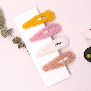 양털 똑딱핀 머리핀 헤어핀 4color 뽀글이 털 겨울 삔 핀 똑딱삔