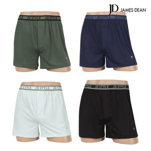 보디가드 남성 폴리스판 솔리드 나염 트렁크 4종세트
