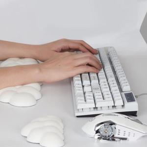 키보드 마우스 손목받침대 세트 구름 팜레스트 마우스패드 손목 보호대