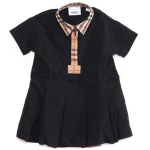 [부산점][버버리][버버리] 23SS 빈티지 체크 피케 원피스 (8053565 BLACK 23S)