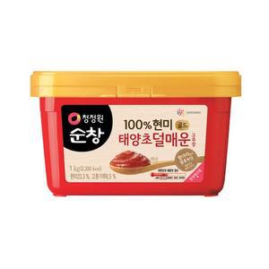 [청정원] 현미 덜 매운 고추장 1kg