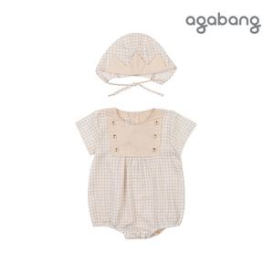 [보리보리/아가방]로건스페셜바디수트(모자)(BEIGE)_01P32790221