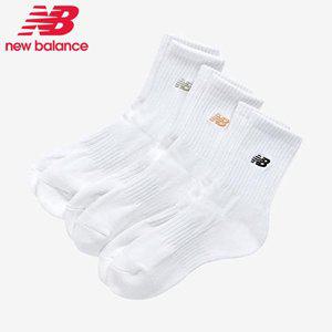 [뉴발란스] 여성 스포츠양말 러닝 헬스 운동 장목 양말 3켤레 세트 NBGEDAB211-10