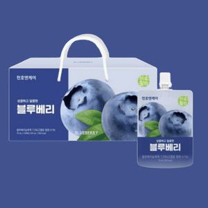 천호엔케어 100% 캘리포니아산 블루베리 블랙커런트 블루베리즙 30포 1개 하루활력 HAC