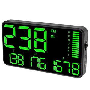 C90 차량 디지털 GPS 속도 디스플레이 경고 알람 HUD 피로 MPH KM /H 속도계 과속 /KM 헤드업