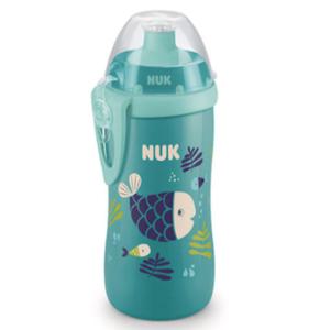 누크 키즈 주니어 스포츠컵 유치원 물통 300ml 피쉬