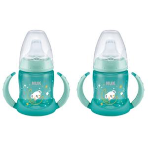 누크 아기 러너컵 야광 스파우트컵 150ml 그린 X2개