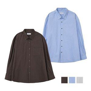 [리빌모아]남자 데일리 세로 스트라이프 베이직 남방 셔츠 DS SHA Q387_P391865943