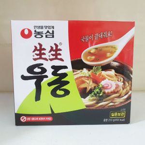 농심 생생우동 봉지 253g면 한그릇 육수 어묵 생생