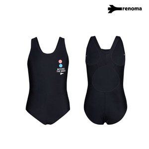 여아 X백 원피스수영복 블랙 RN-GS2F802-BK