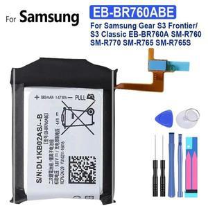 호환 삼성 호환 기어 S3 프론티어/S3 클래식 EB-BR760A 시계 배터리 380mAh