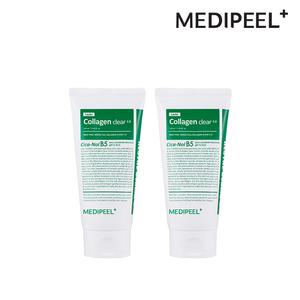 [메디필 공식] 그린 시카 콜라겐 클리어 폼 클렌저 2.0 120ml x 2