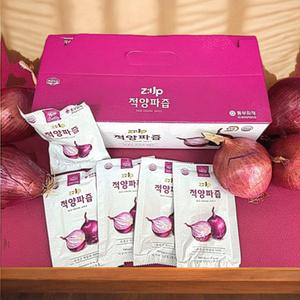 무농약 양파즙 적색 빨간 붉은 자색 당뇨 깨끗한 유기농 양파즙 100ml 100개