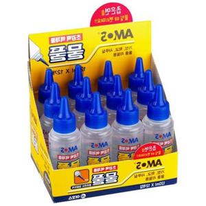 120ml 물풀 12개입 1박스 액체괴물만들기 아모스