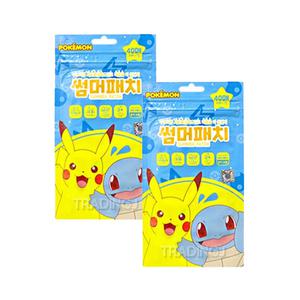 포켓몬 썸머패치(40매) x2 모기패치 어린이용 캐릭터모기패치 캠핑 야외 벌레퇴치제 모기퇴치패치