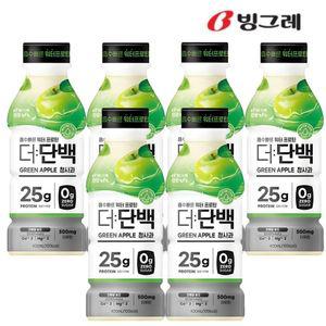 빙그레 더단백 워터 프로틴 청사과 드링크 400ml (6입) 단백질 음료