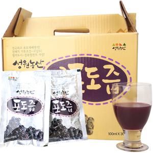 성원농산 머루포도즙 100ml X 30포
