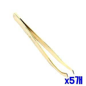 족집게 x5개 골프형 곡선 눈썹집게 (WFGTT7U)