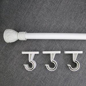 [베베데코] 커튼봉 화이트 25mm 14자(330-420cm)