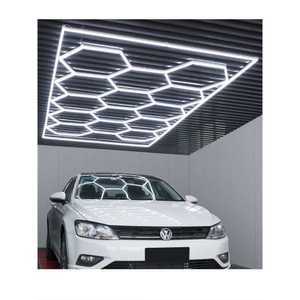 세차장 천장조명 실내 차량 튜닝샵 정비소 LED 라이트 조명(2.4x4.8m/벌집)+브래킷